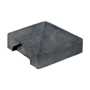 Beton Afdekpet Piramide antraciet 14x14x5cm Eindmodel