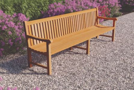 Teak parkbank Norwich 250 cm