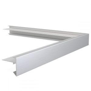 Aluminium Daktrim 35/35 Buitenhoek 500x500mm