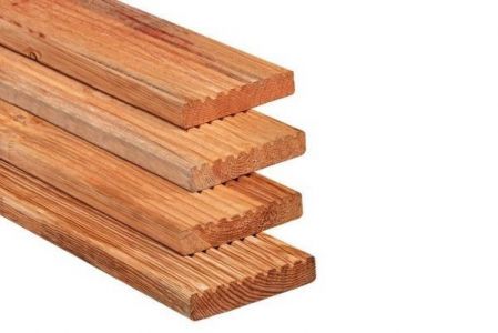 Red Class Wood vlonderplank 28x145mm Geïmpregneerd Geschaafd