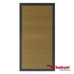 Tuinscherm Composiet Forte Teak 40x90x1800mm