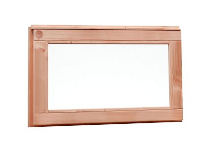 Douglas vast raam met melkglas 71,2x39cm onbe