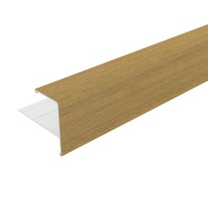 alu eindprofiel tbv rhombus wand planken 5x5x300cm Red Cedar