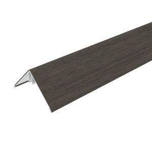 alu hoekprofiel rhombus tbv wand planken 6x6x300cm Gray