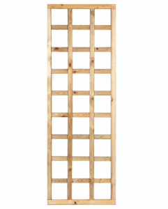 Trellis Recht met Rechte lijst 60cm Grenen