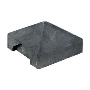 Beton Afdekpet Piramide antraciet 14x14x5cm Tussenmodel