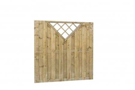 Jumboscherm geschaafd vuren 18-p 15mm 180x180cm met trellis