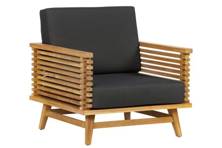 Teak loungeset Riverside fauteuil incl. kusses