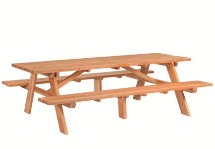 Hardhouten picknicktafel Giant