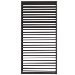 Keruing shutter Royal recht 15mm 68x900x1800mm zwart