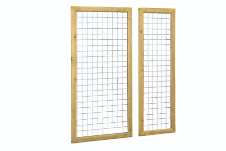 Grenen betonijzertrellis maas 7,5cm 60x180cm groen geimp